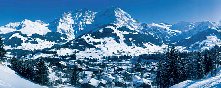 Adelboden winter panorama