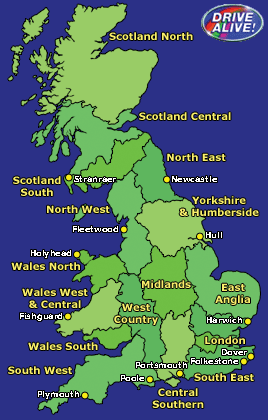 map of great britain