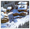 courchevel alpine skii village